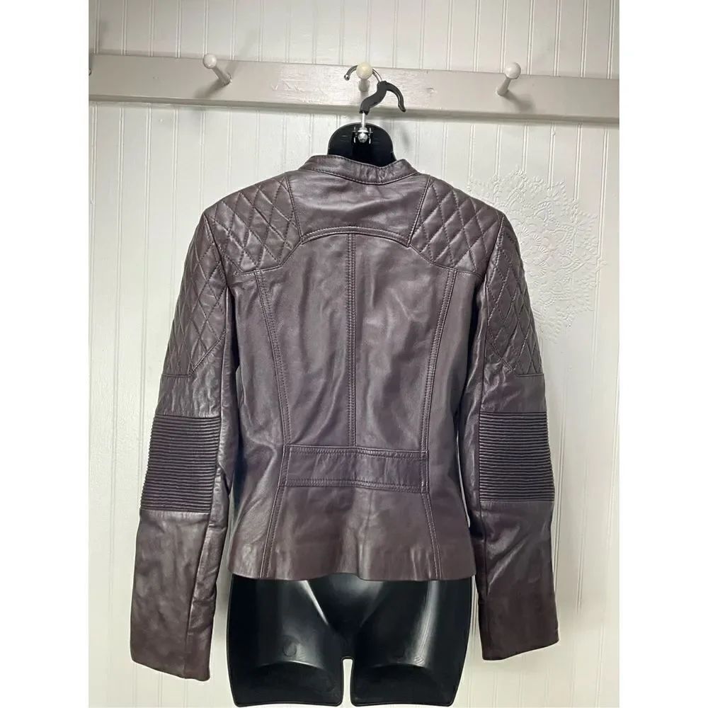 DANIER Leather Moto Jacket - Picture 4 of 7